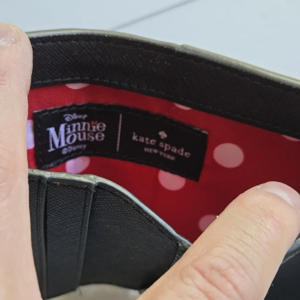 Kate Spade Disney Minnie Mouse Leather Compact Wallet